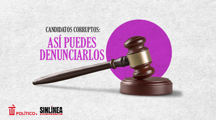 Proceso de denuncia de candidatos involucrados en corrupción