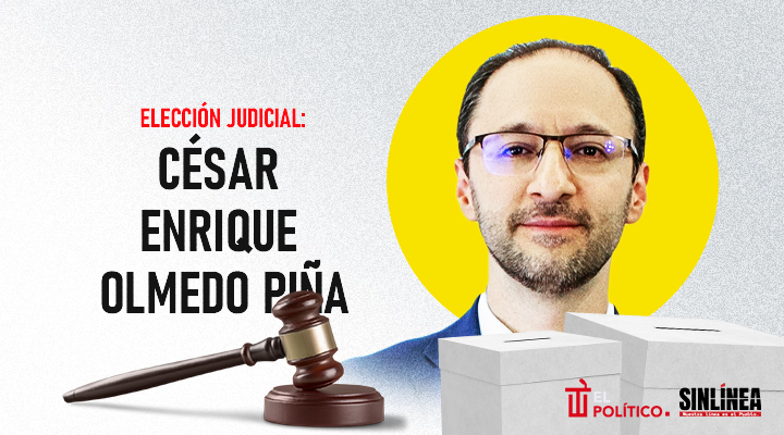 Él es César Olmedo, candidato a ministro de la SCJN