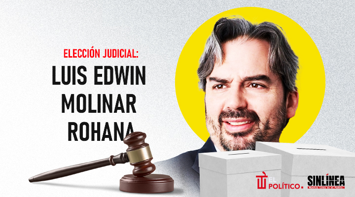 Él es Edwin Molinar, candidato a ministro de la SCJN