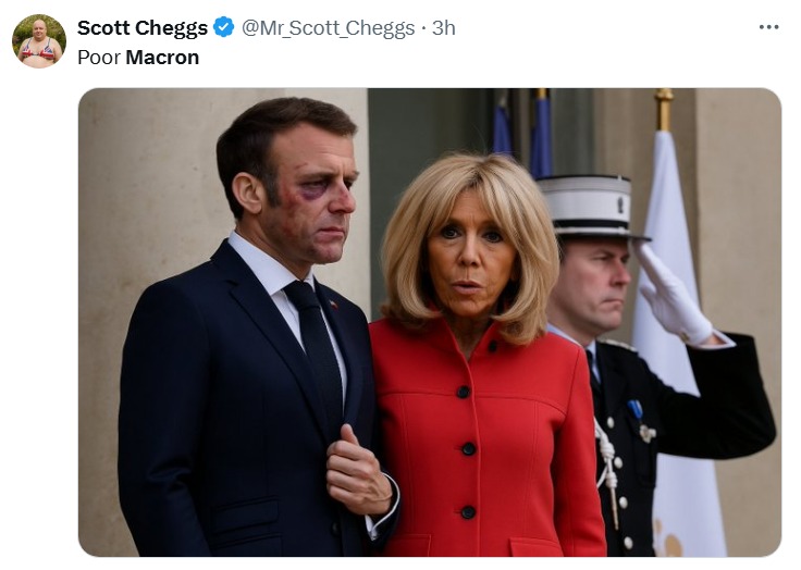 Redes se burlan de Macron
