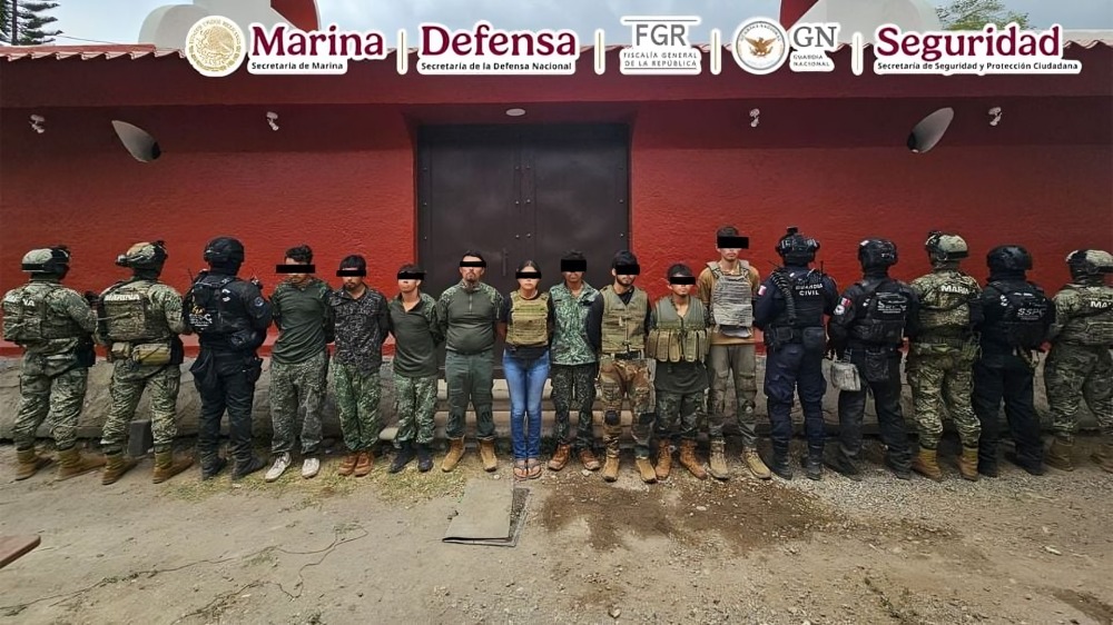 Semar detiene 9 integrantes del CJNG y abate a 12