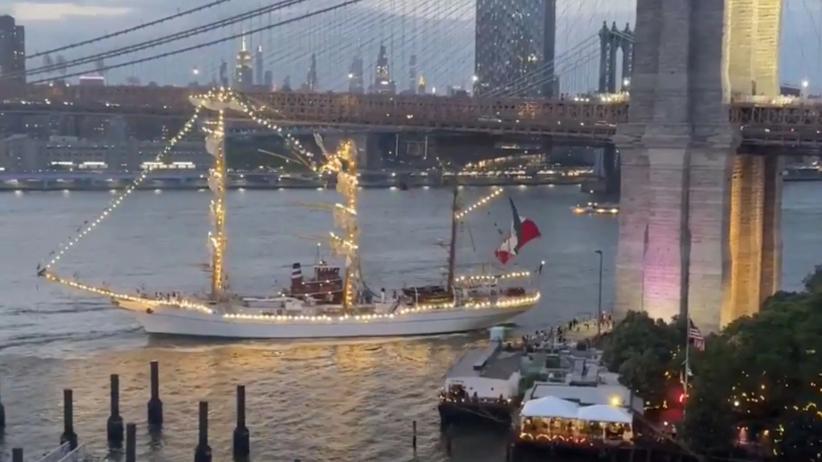 Sheinbaum confirma muerte de dos tripulantes del buque Cuauhtémoc 