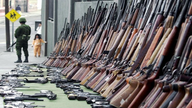 Trump contra tráfico de armas a EU