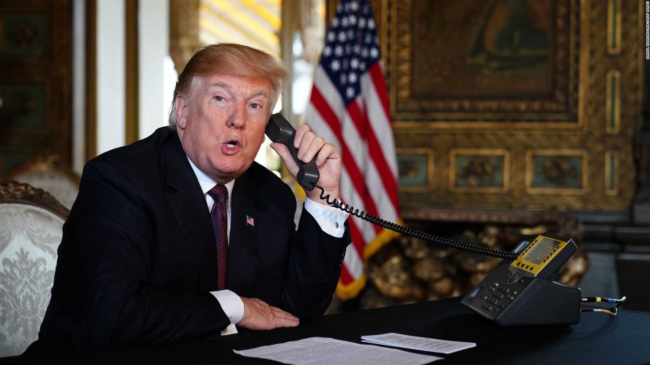 Trump en llamada