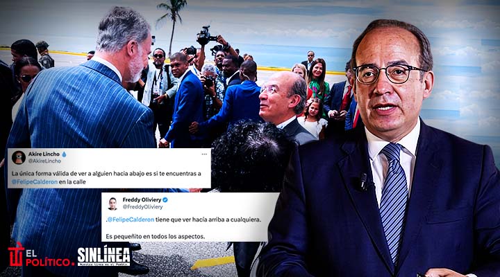 Tunden a Calderón tras foto con rey de España
