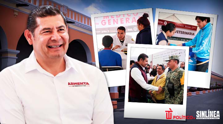 Alejandro Armenta inaugura Feria por la Paz en Acatzingo