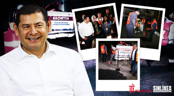 Armenta encabeza jornada nocturna de Bachetón en Puebla