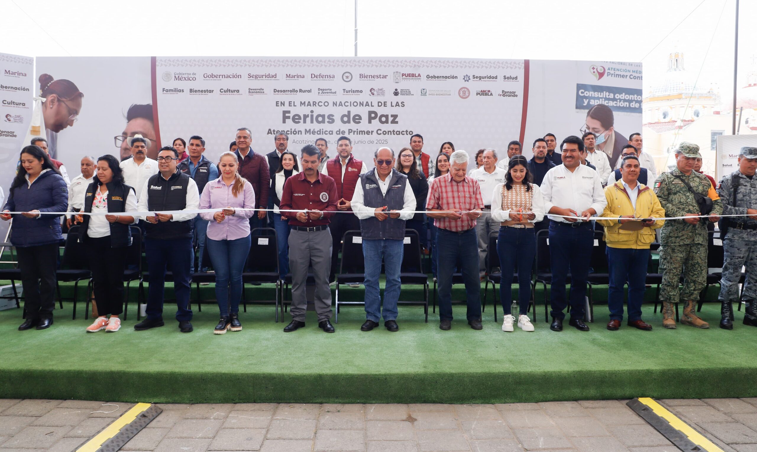 Armenta inaugura ferias por la paz