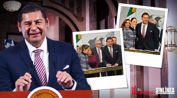 Armenta se una Sheinbaum en Polos
