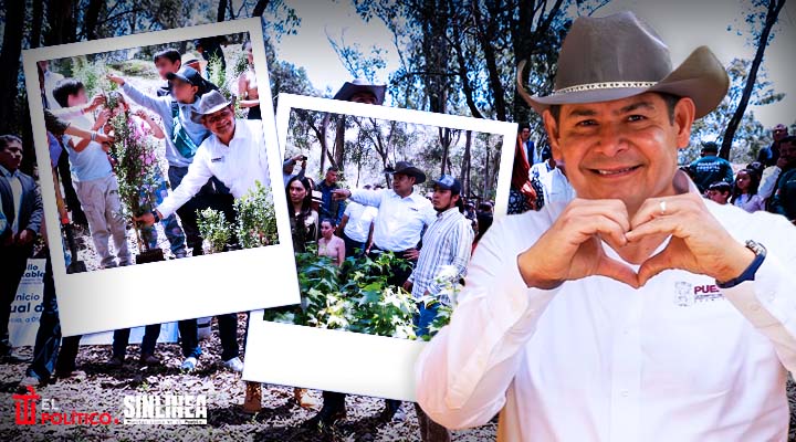 Armenta sembrará 1 millón 719 mil árboles en Puebla