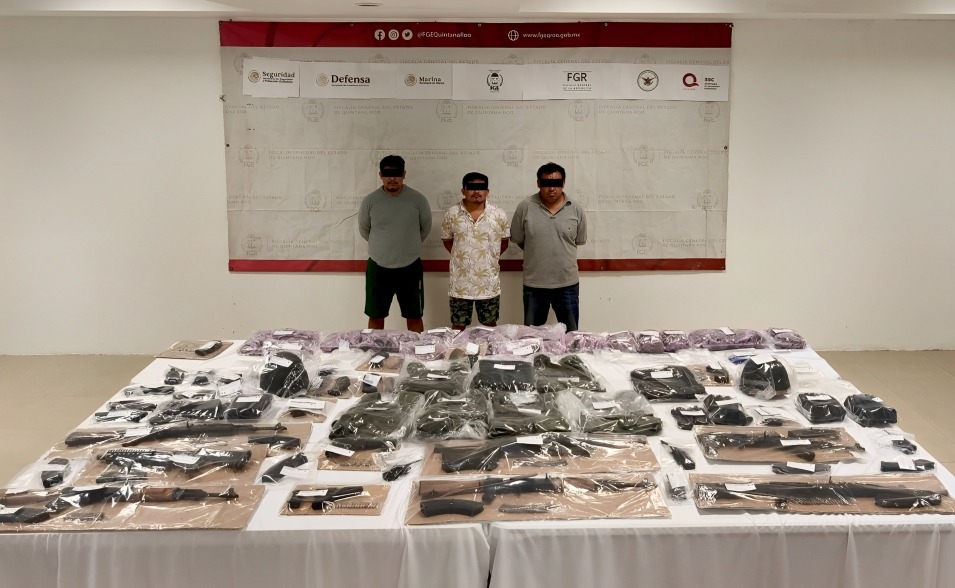 Autoridades detienen en Tulum a El Cuervo y dos cómplices