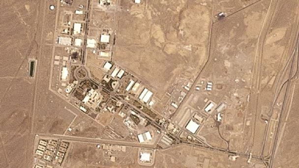 Bases nucleares en Irán