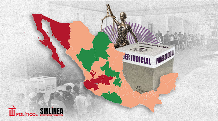 Elección judicial: los estados que más y menos votaron