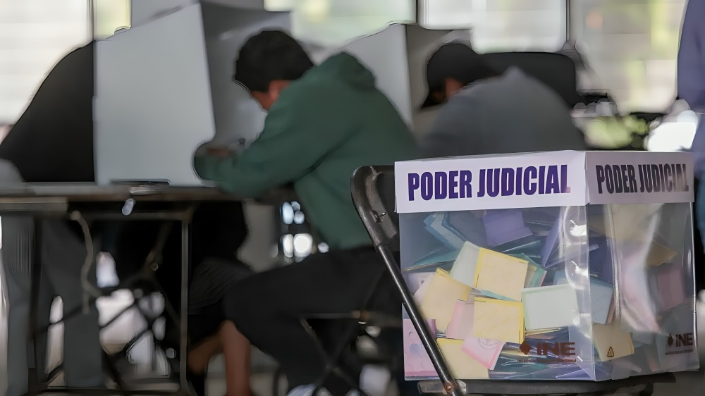 ¿Cuántas personas votaron en elección judicial?
