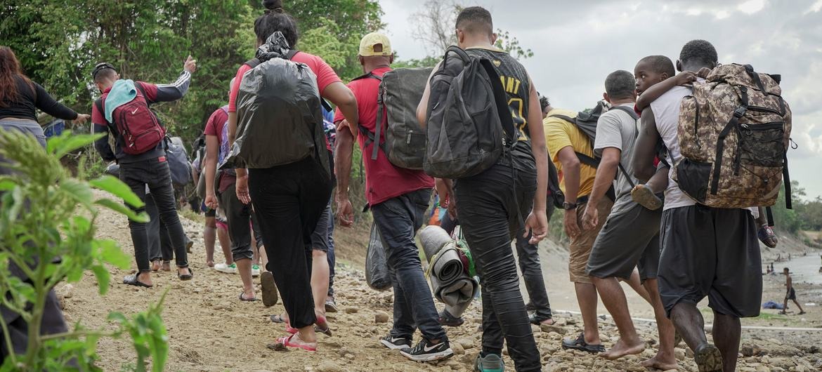 Desplazamientos forzados en caso de una guerra mundial 