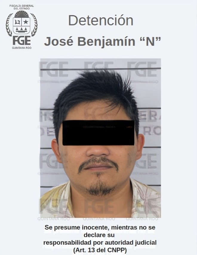 Detienen a El Cuervo, interante de grupo criminal de Tulum