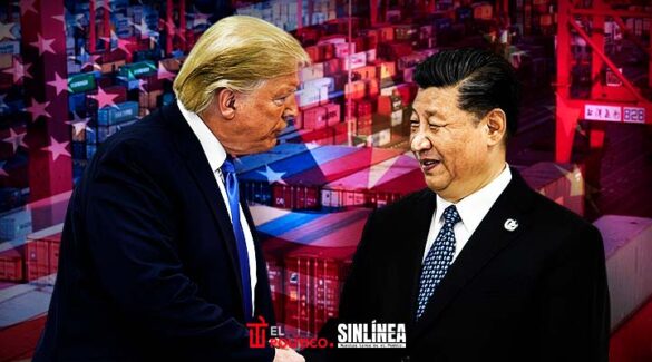 Donald Trump firma convenio comercial con China