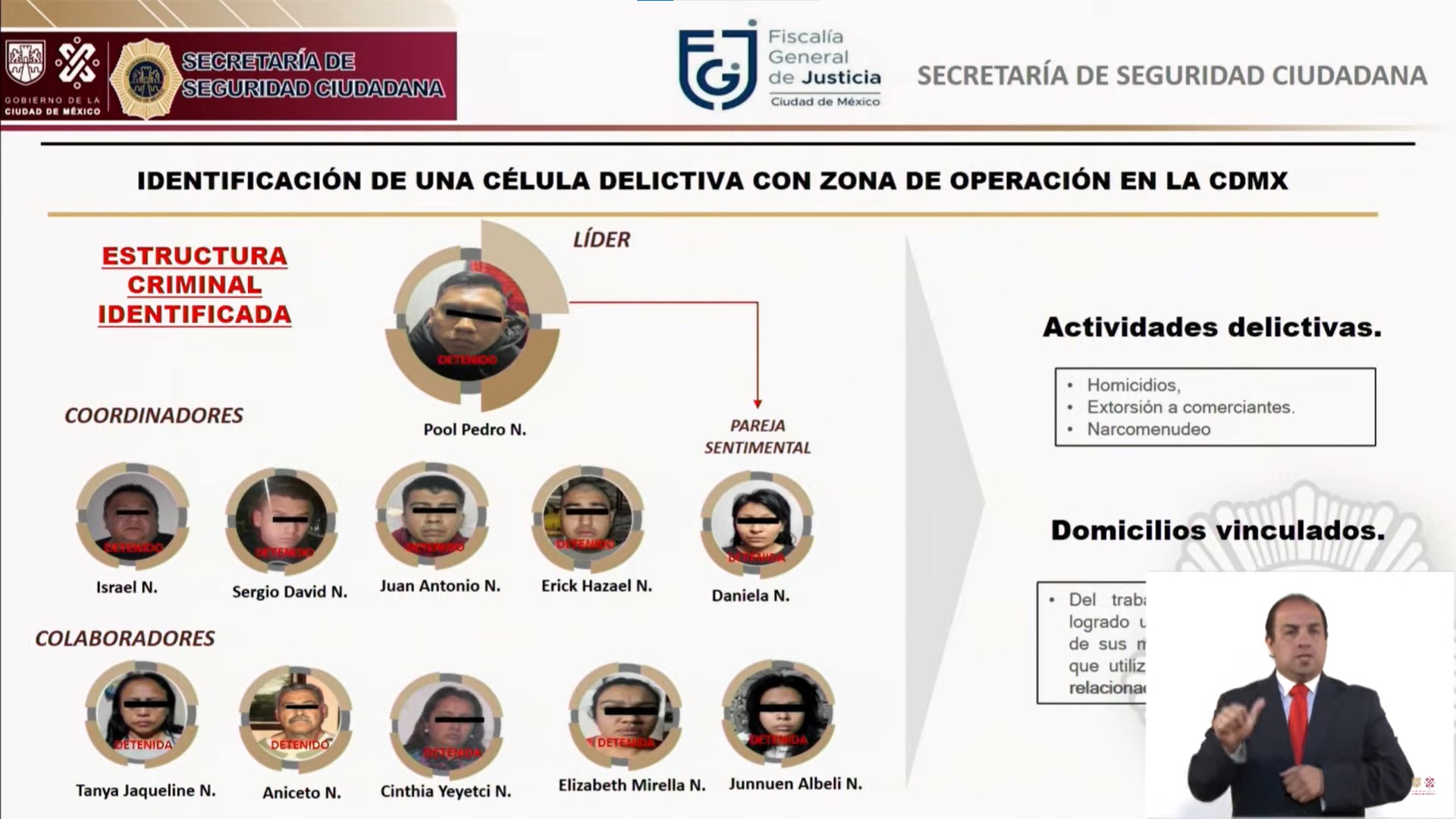 El Pool célula delictiva