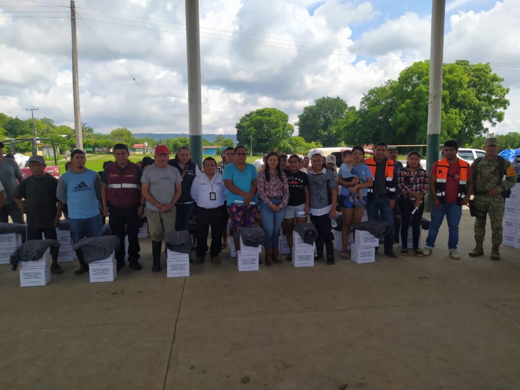 Entrega de viveres