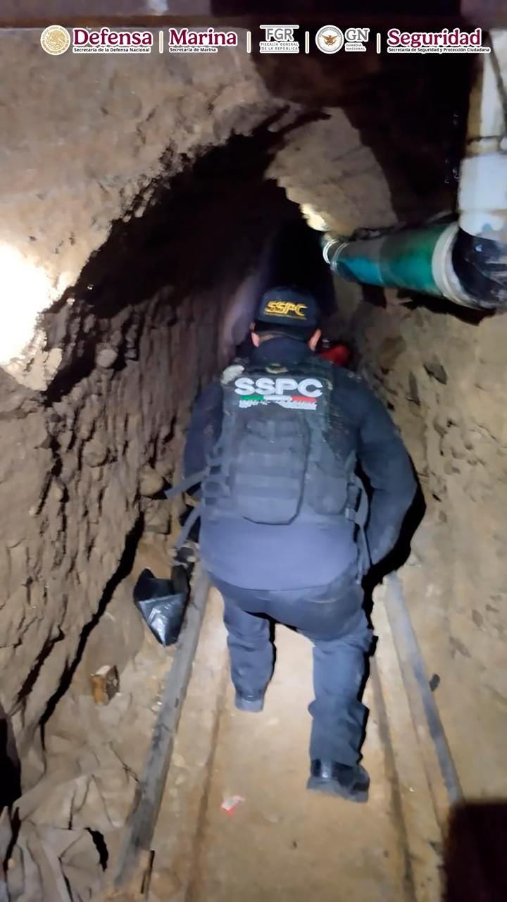 Harfuch informa sobre túnel