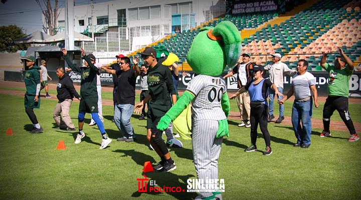 Instituto Municipal del Deporte y Pericos de Puebla realizan clínica deportiva