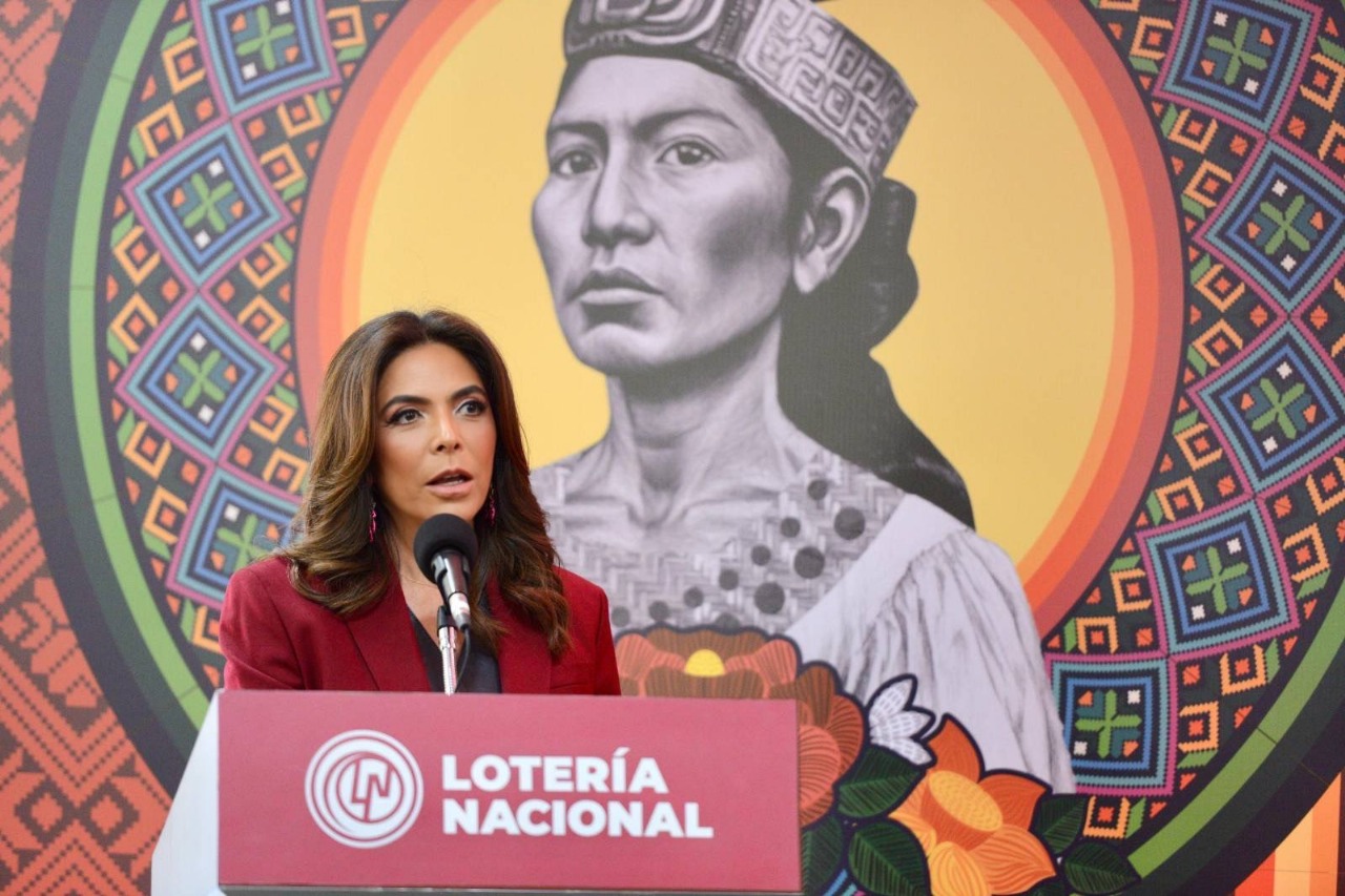 Lotería Nacional honra Reina Roja de Palenque con sorteo