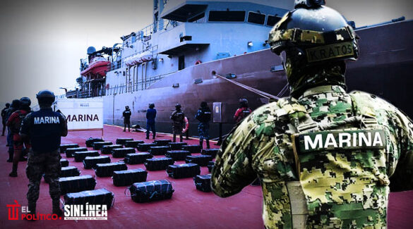 Marina asegura tonelada de cocaina