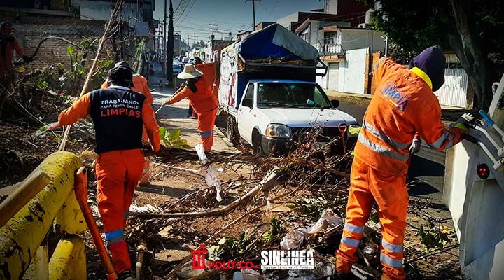 Organismo de Limpia de Puebla refuerza acciones preventivas en temporada de lluvias