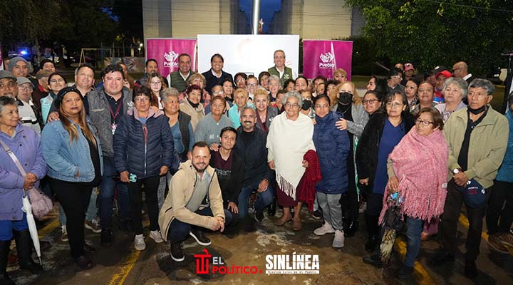 Puebla Brilla beneficia a más de 10 mil vecinas y vecinos de Loma Bella