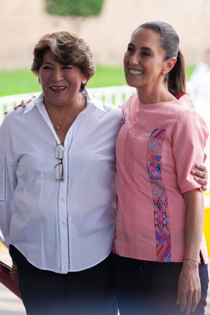 Sheinbaum y Delfina Gómez