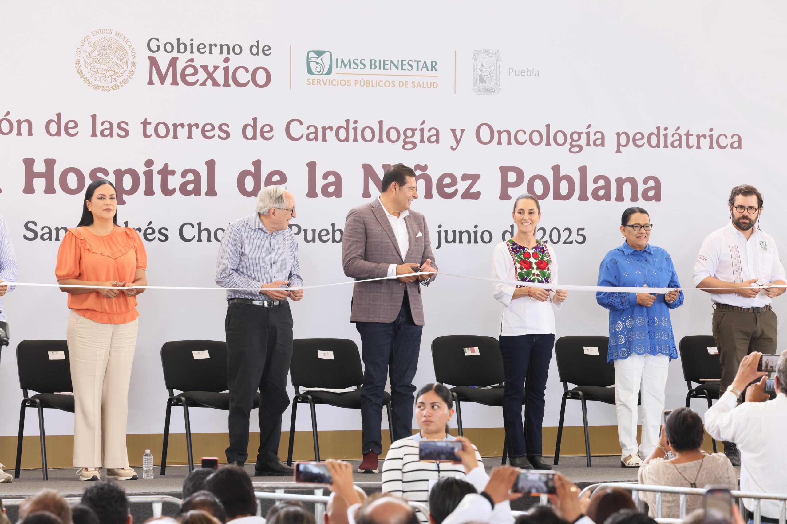 Sheinbaum y Armenta Hospital de la Niñez Poblana
