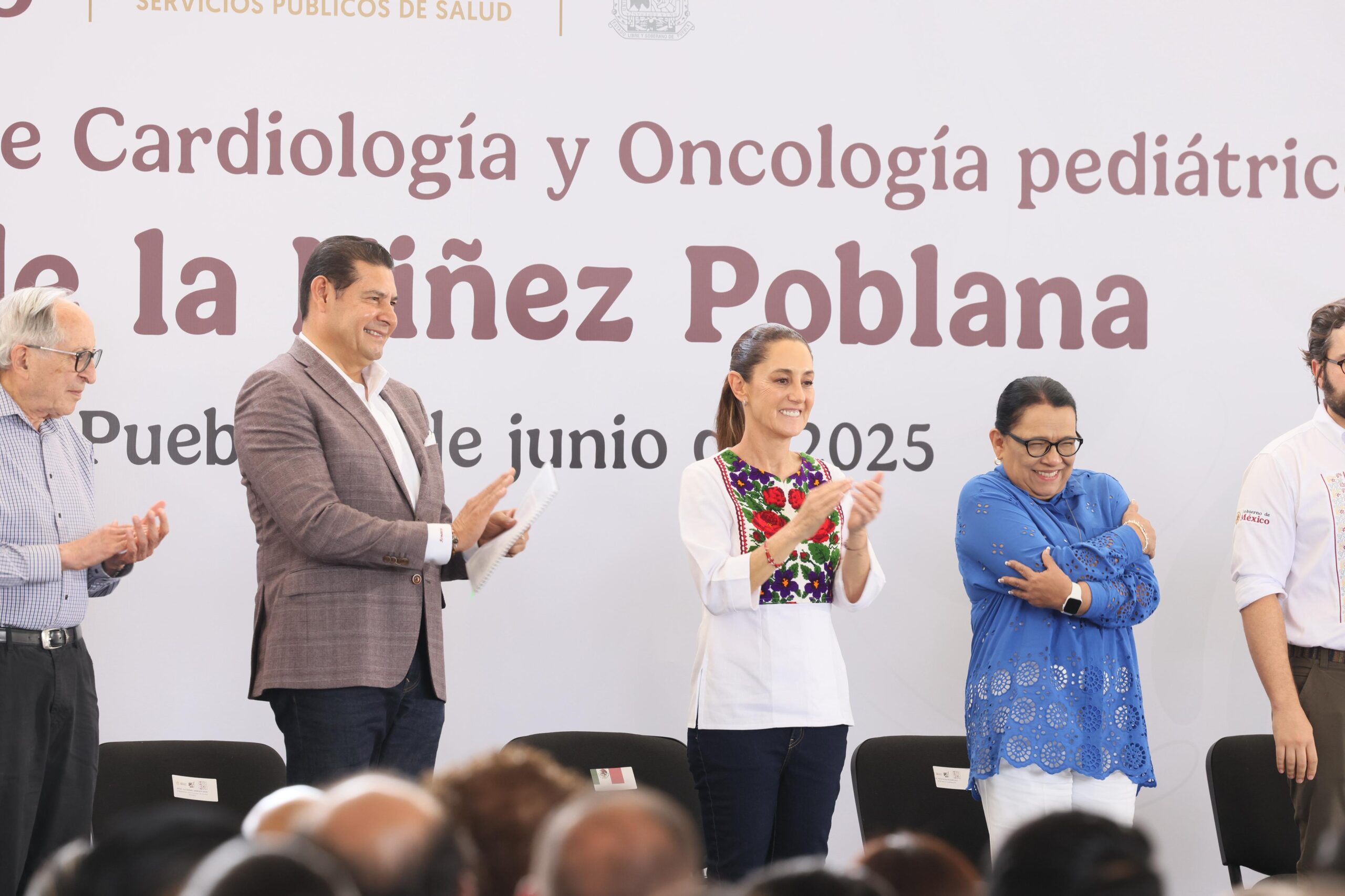Sheinbaum y Armenta hospital