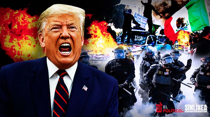 Trump amenaza con Ley de Insurrección por protestas en LA