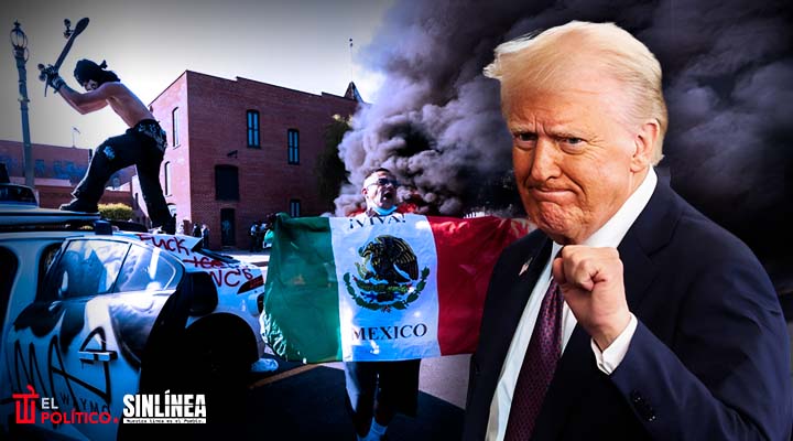 Trump amenaza a manifestantes tras protestas en Los Ángeles