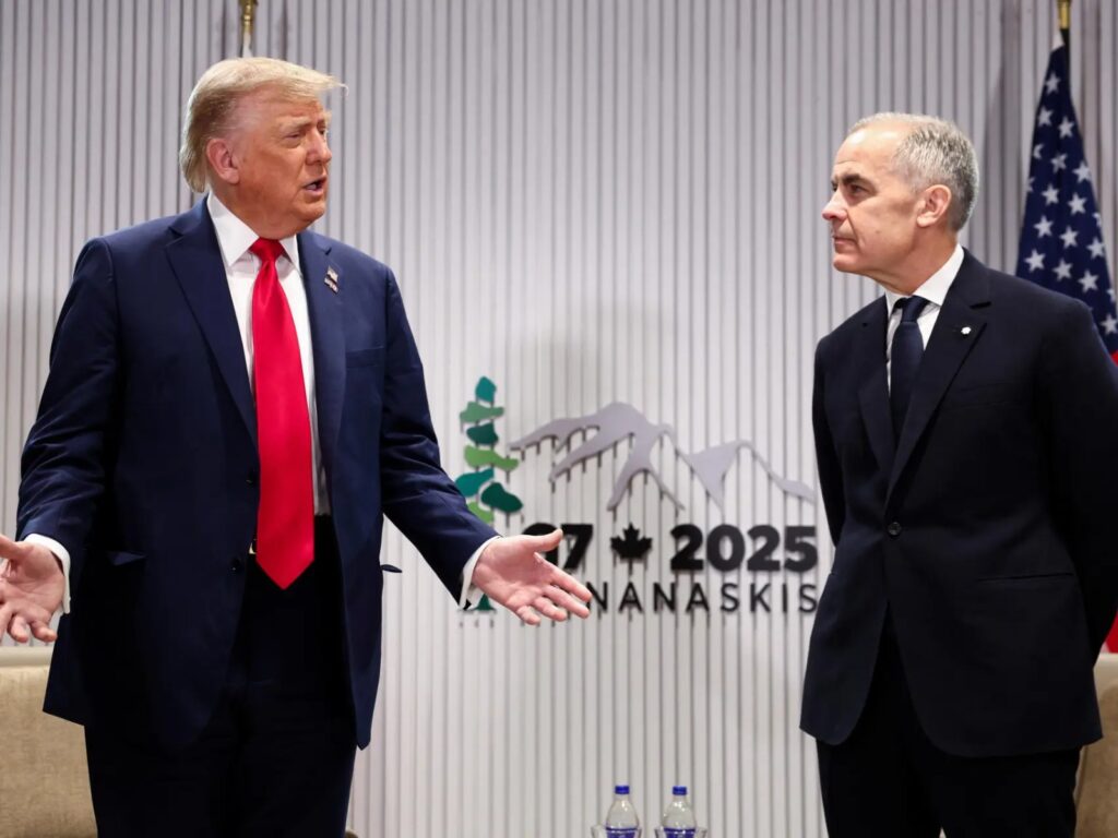 Trump y Mark Carney