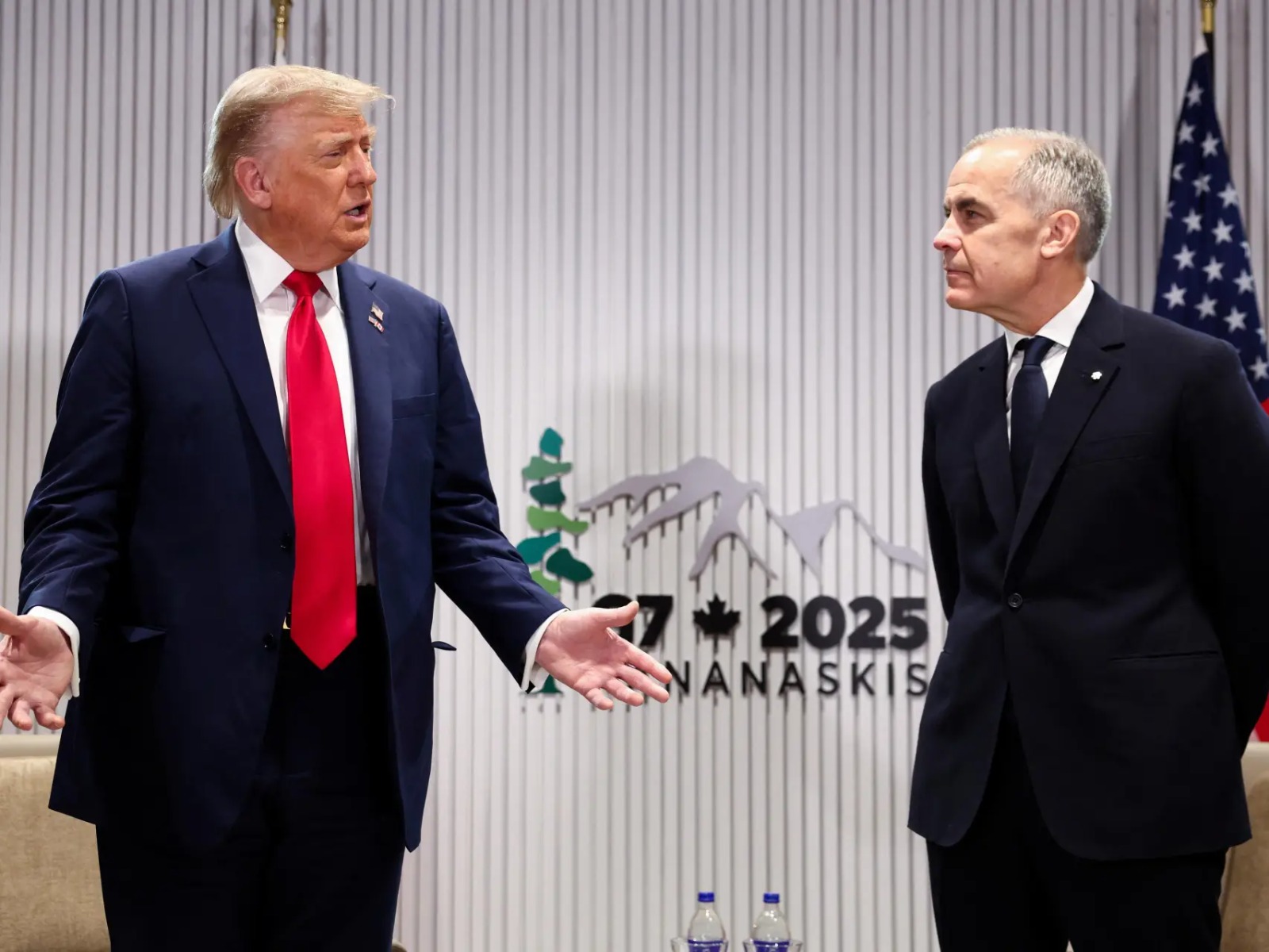 Trump y Mark Carney