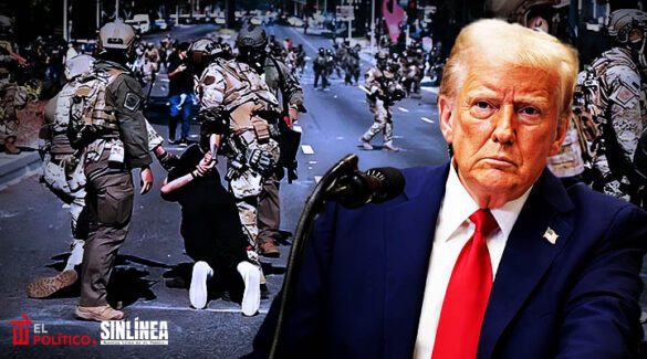 Trump justifica militares en LA