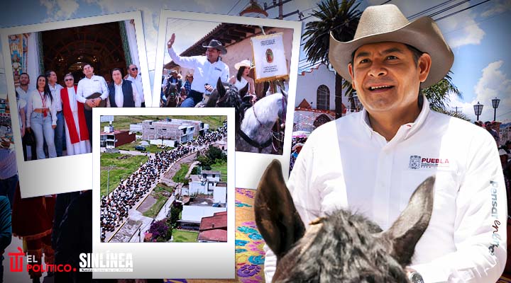 Armenta encabeza cabalgata con mil jinetes en Chignahuapan