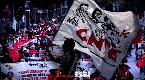 CNTE retoma protestas en CDMX; no descarta plantón en Zócalo