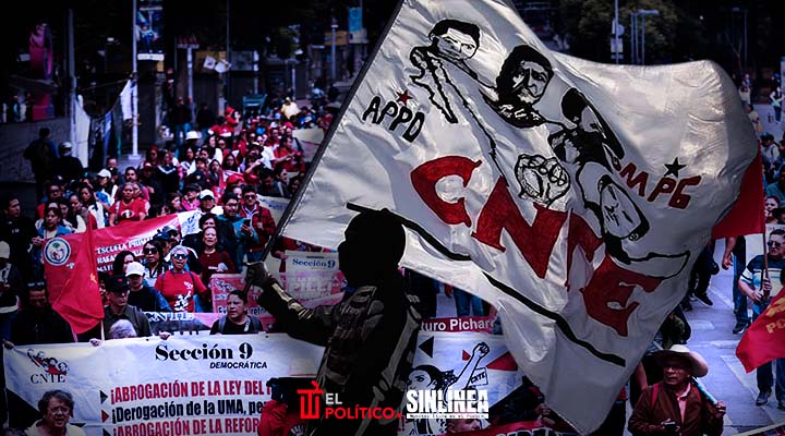 CNTE retoma protestas en CDMX; no descarta plantón en Zócalo