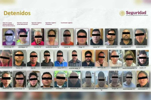 Detenidos huachicoleo 