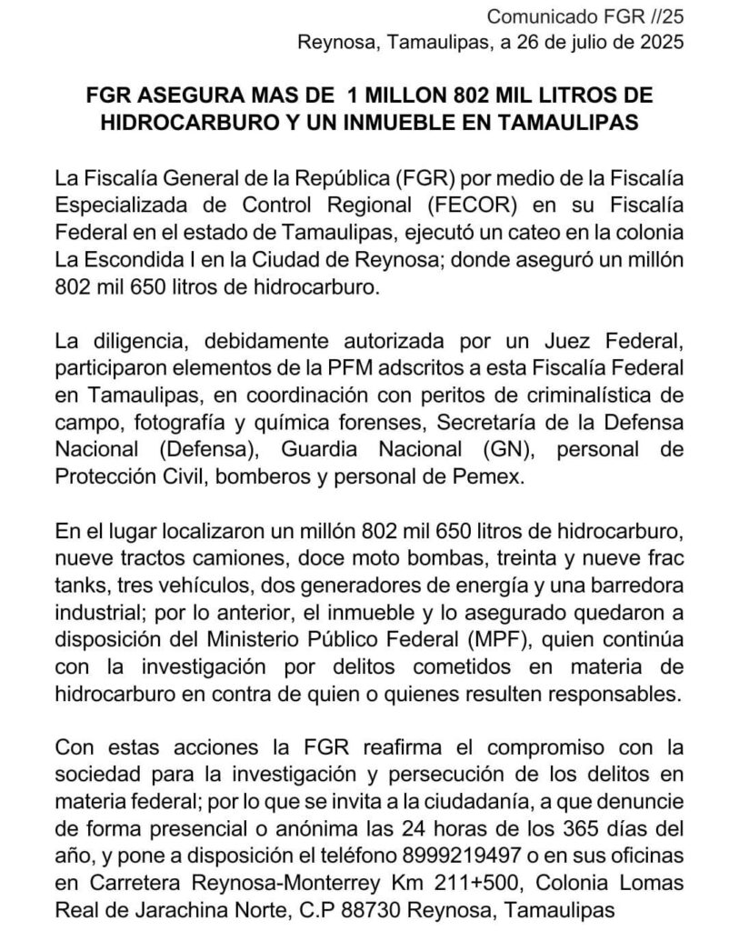 FGR cateo Reynosa