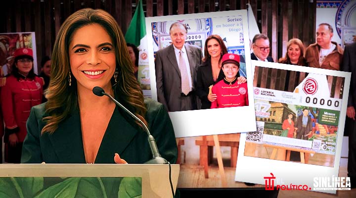Frida Kahlo y Diego protagonizan billete de Lotería Nacional