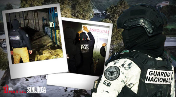 Fuerzas federales aseguran bodega de huachicol en Morelos