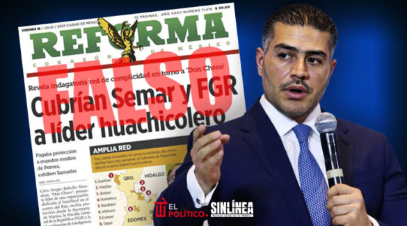 Harfuch desmiente que Semar y FGR protejan a huachicolero