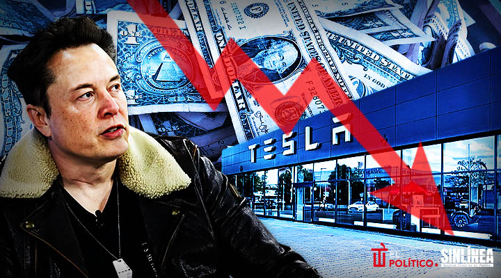 Ingresos de Tesla registran su mayor caída en una década