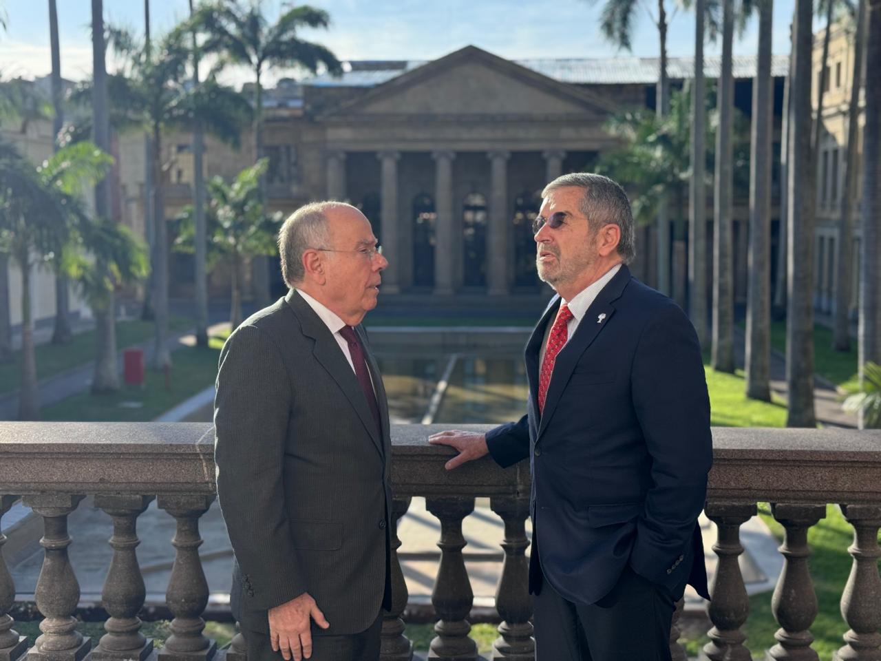 Juan Ramón de la Fuente y Mauro Vieira 