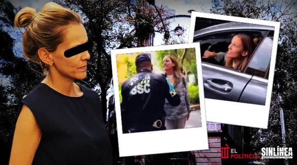 Lady Racista. Mujer insulta a policía de la CDMX.