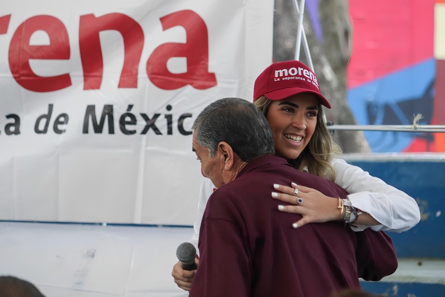 María Teresa Ealy invitada a filiaciónd e Morena en Miguel Hidalgo
