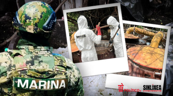 Marina desmantela laboratorio de metanfetamina en Culiacán